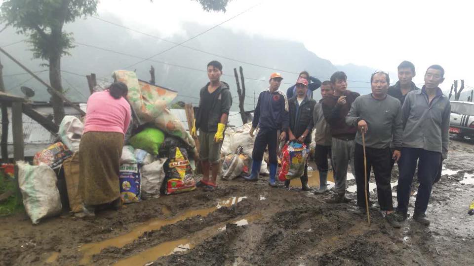 an initiative to clean up our Mother Earth in Gasa