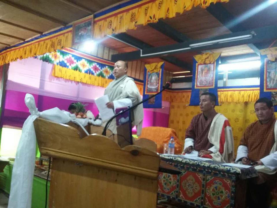  Honble Tshering Kezang is in Gasa 