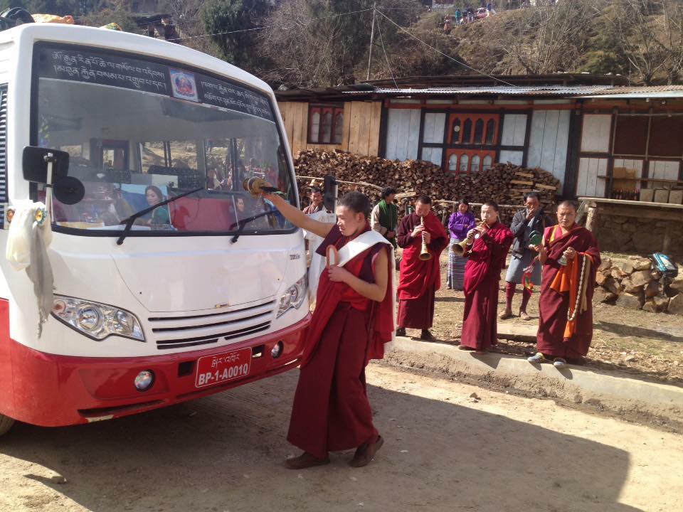 inauguration of a Bus Service between Gasa and Punakha/Thimphu