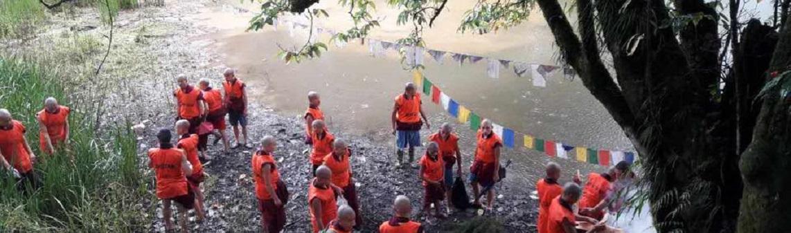 an initiative to clean up our Mother Earth in Gasa