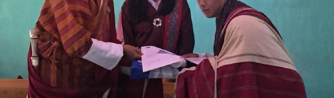 Land Kidu from His Majesty The Druk Gyalpo at Laya were handed over to the Gewog