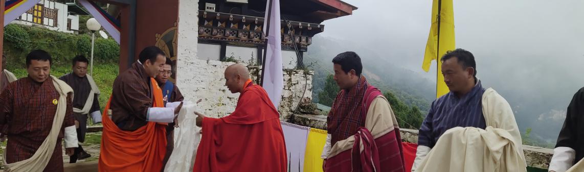 Sherig Lyonpo in Gasa Dzongkhag