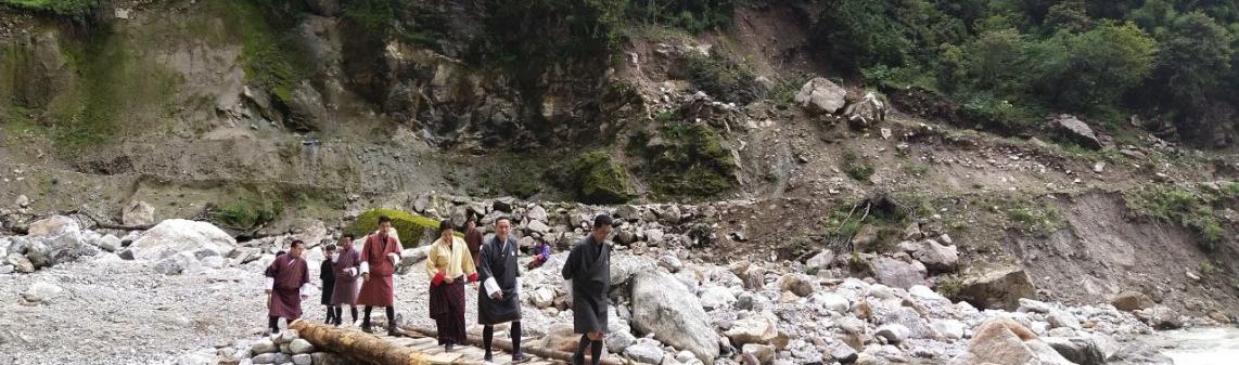 GNHC’s Secretary and team in Gasa