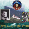 Commemorating three auspicious events